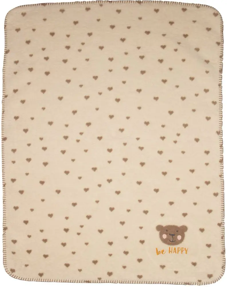 Cream Teddy Blanket