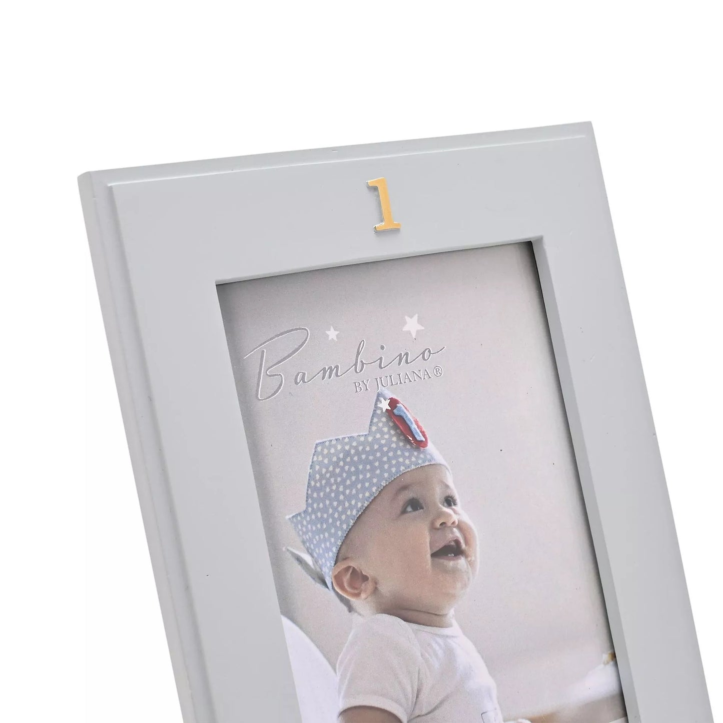 Bambino 1st Birthday Resin Photo Frame Blue 4" x 6"