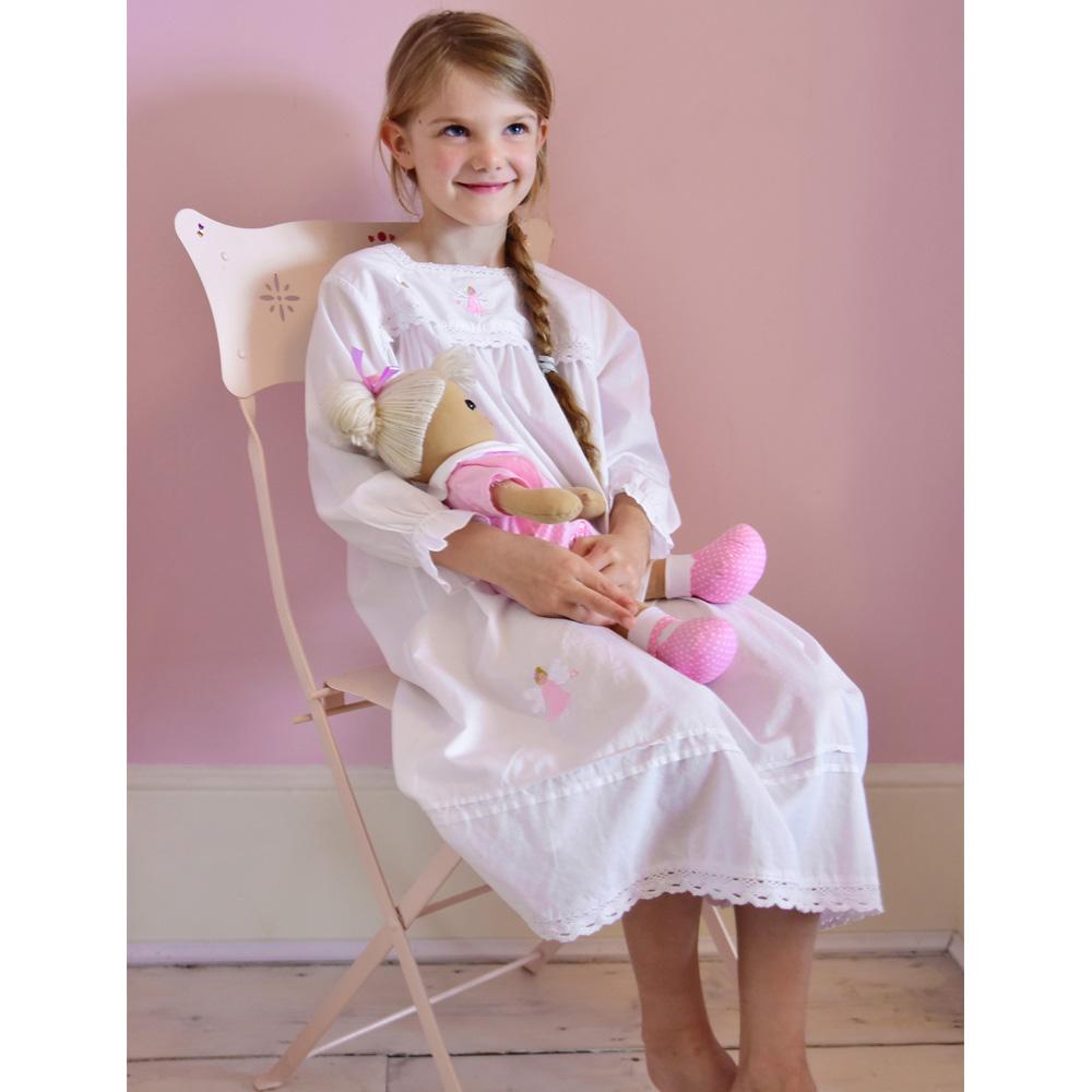 NIGHTDRESS- MADDY ANGEL EMBROIDERED