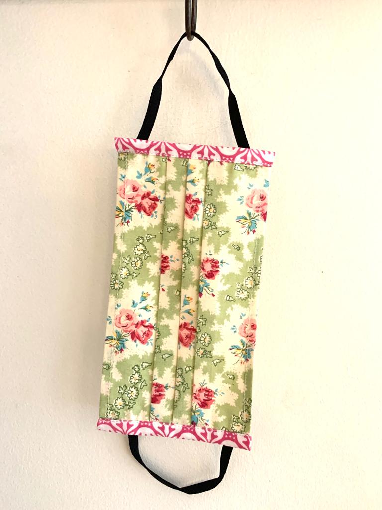 Face mask - Vintage Floral - size - Medium