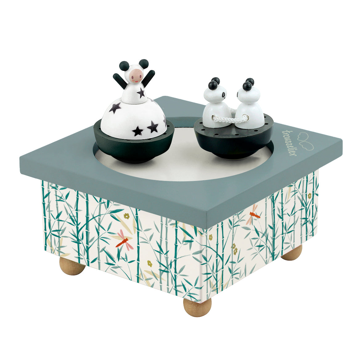 Dancing music box girl & panda