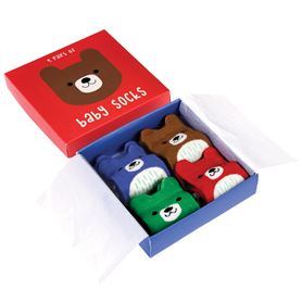 Bear baby socks (4 pairs)