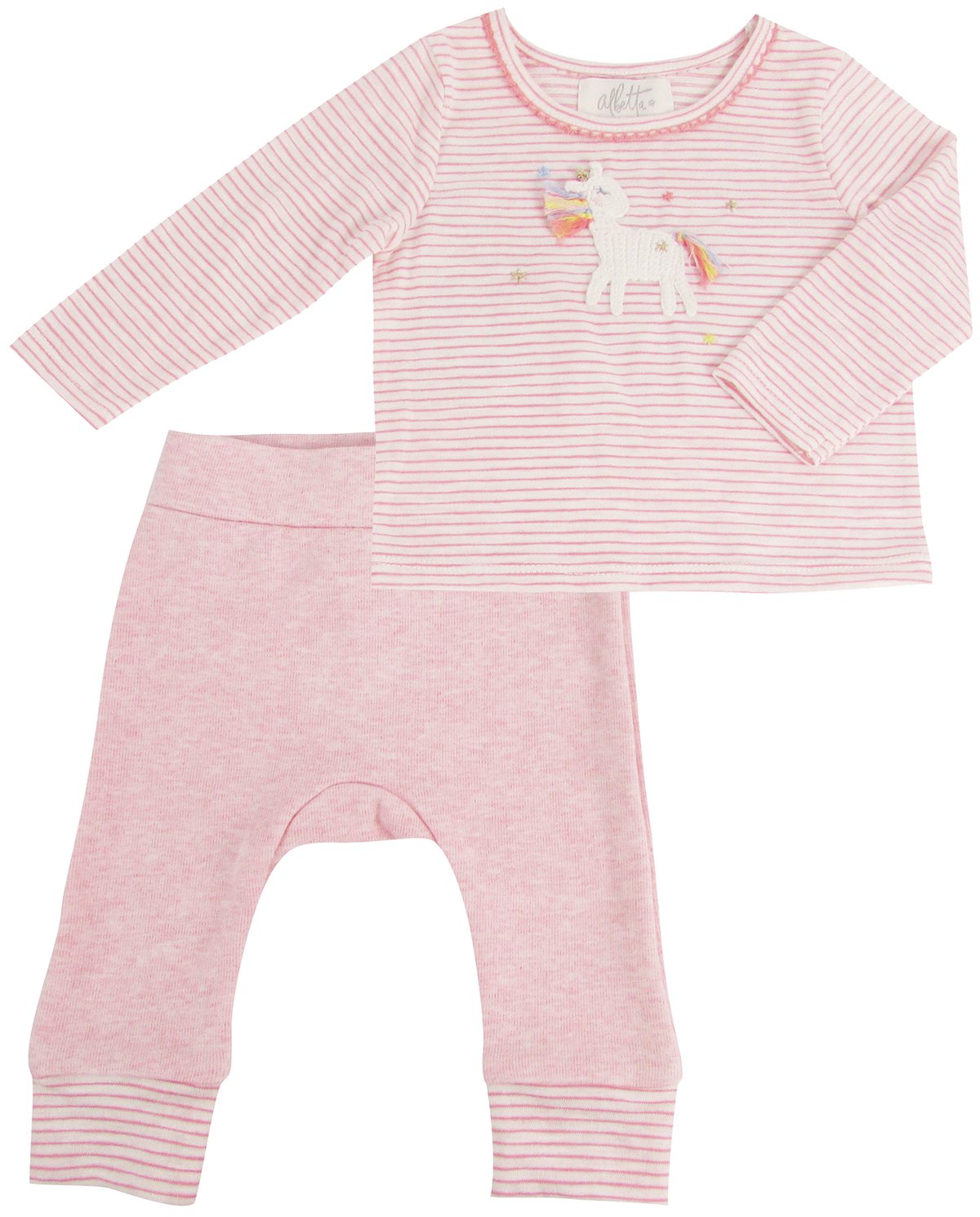 Crochet unicorn playsuit