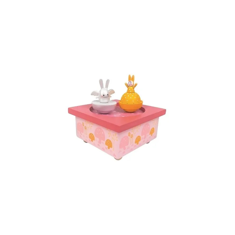 Dancing Music Box Angel Rabbit