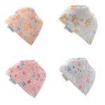 Pastel Pink Dribble Bibs
