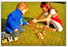 Wooden Letter - Train