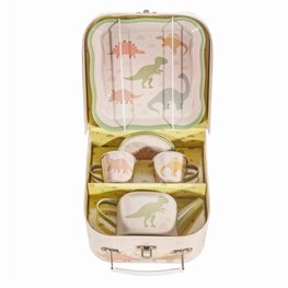 Desert Dino tea set for two