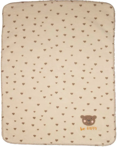 Cream Teddy Blanket