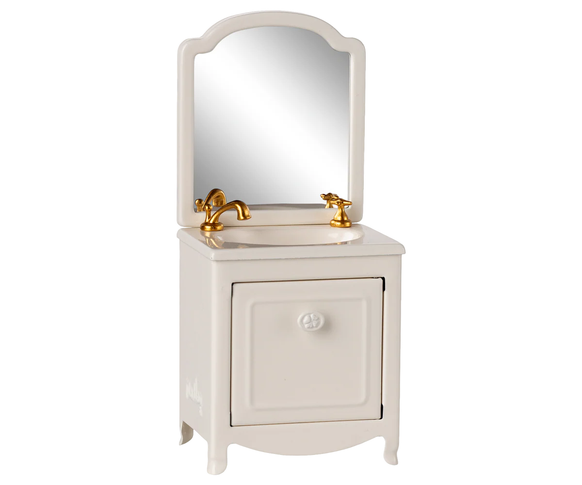 Mouse Sink Dresser White