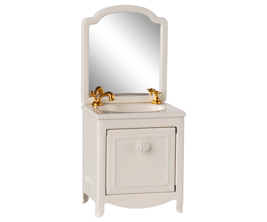 Mouse Sink Dresser White