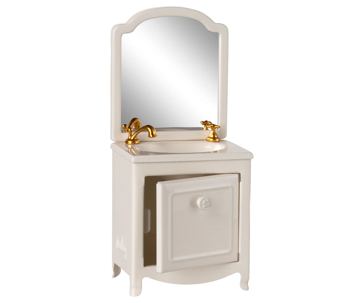 Mouse Sink Dresser White