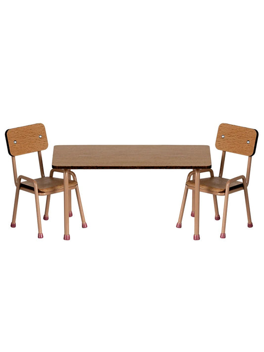 Table and Chair Set Mouse Dark Powder
