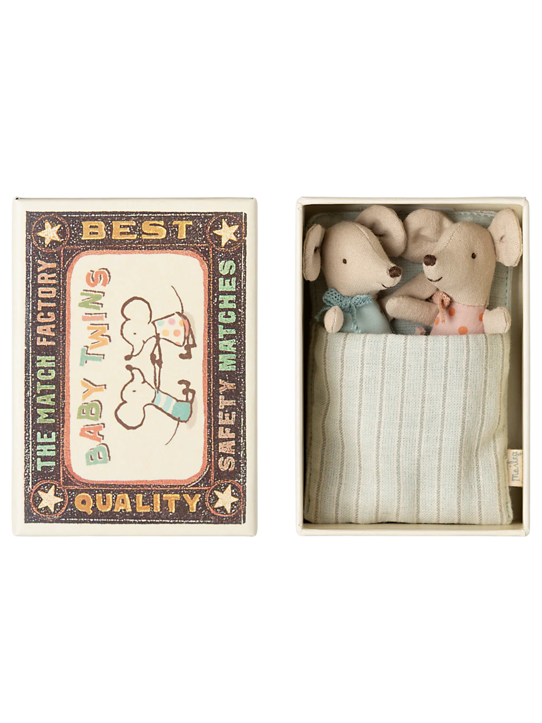 Twins, Baby Mice in Matchbox