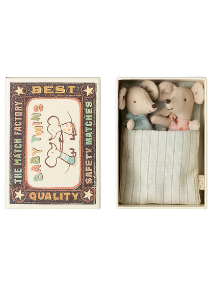 Twins, Baby Mice in Matchbox