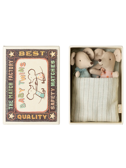 Twins, Baby Mice in Matchbox