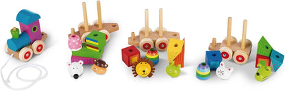 Farm Animal Puzzle Train