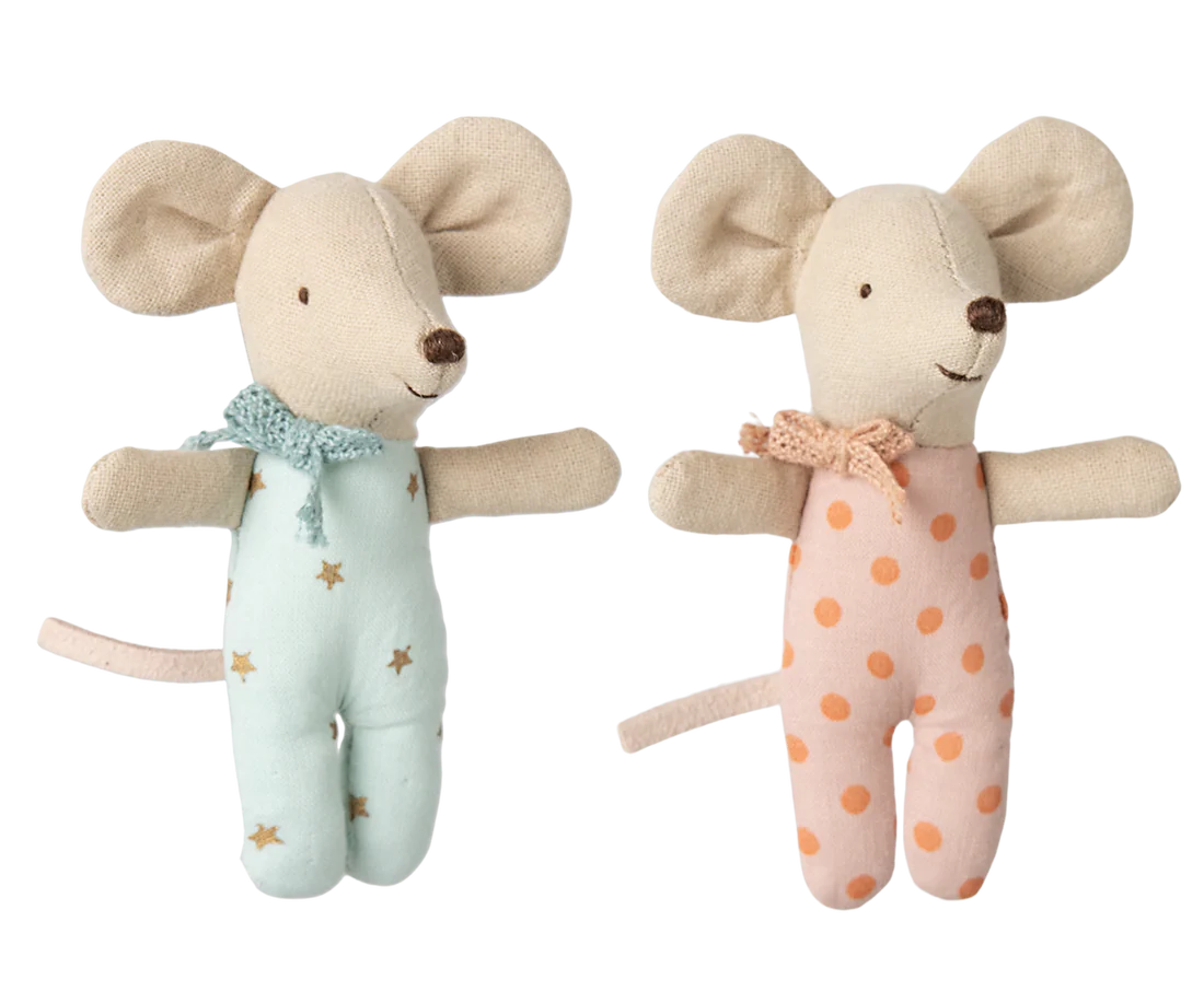 Twins, Baby Mice in Matchbox