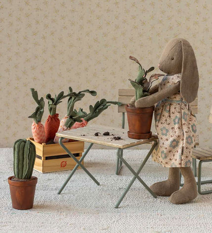 Flower Pot with Cactus - Miniature