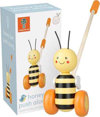 Boxed Push Along - Honey Bee