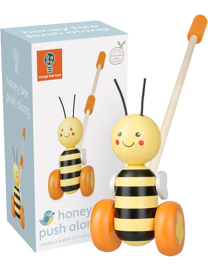 Boxed Push Along - Honey Bee