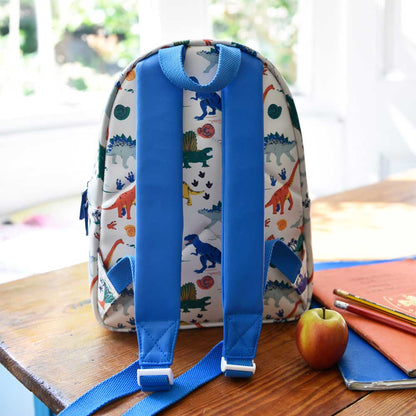 Colourful Dinosaur Print Backpack