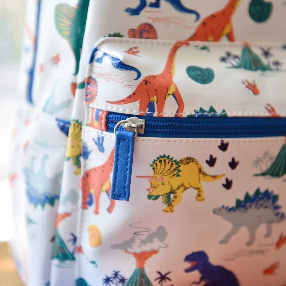 Colourful Dinosaur Print Backpack