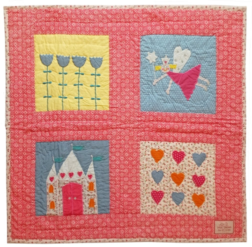 Fairy - Coral - Pram Quilt