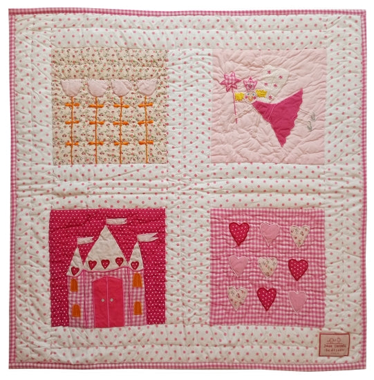 Fairy - Pink Spot - Pram Quilt