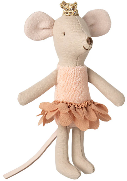 Princess Little, Sister Mouse in a Matchbox in Peach