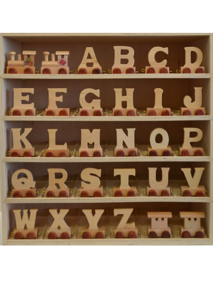 Wooden Letter - Train