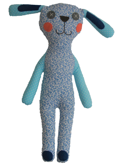 Teddy -Blue Flower