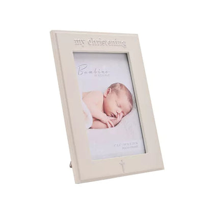 Bambino Resin Photo Frame - My Christening 4" x 6"