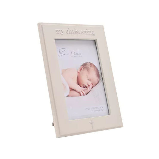 Bambino Resin Photo Frame - My Christening 4" x 6"