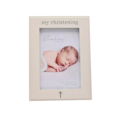 Bambino Resin Photo Frame - My Christening 4" x 6"