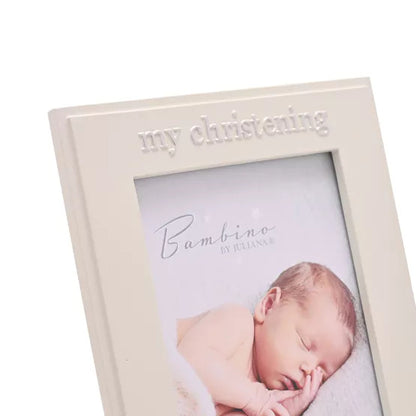 Bambino Resin Photo Frame - My Christening 4" x 6"