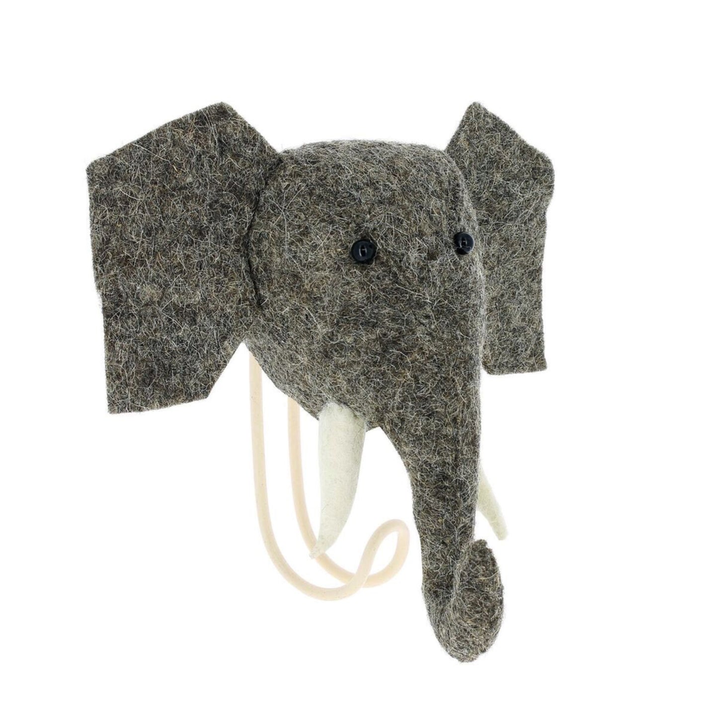 Trunk up elephant large hook