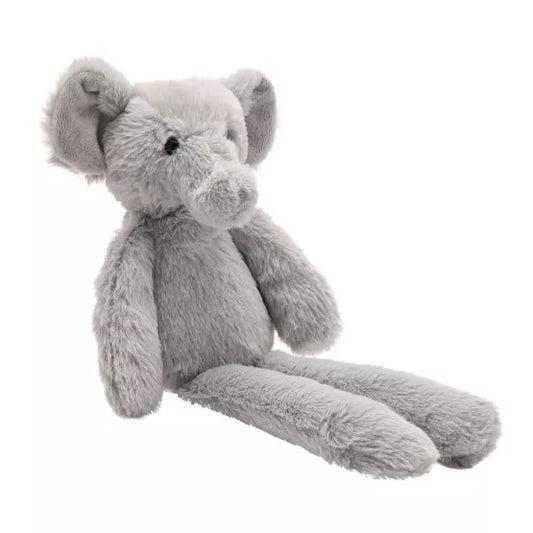 Nelly The Plush Long Leg Grey Elephant