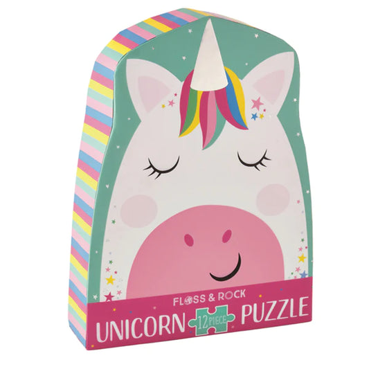 Jigsaw 12 piece Rainbow unicorn