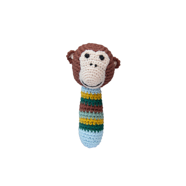 Crochet Monkey Rattle