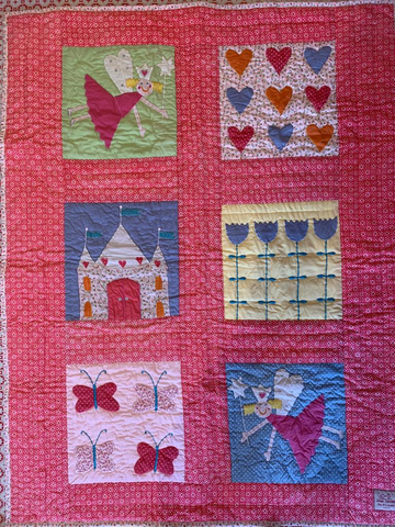 Coral fairy quilt