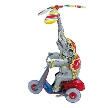 Elephant on a tricycle