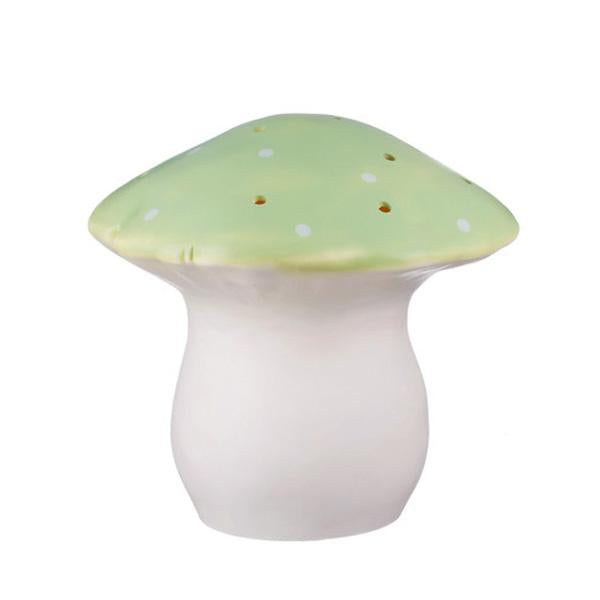 Green mushroom night light - large
