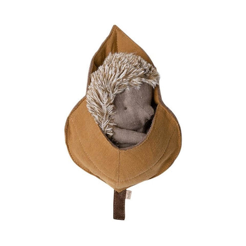 Baby Hedgehog in leaf - TEMPORARILY OUT OF STOCK
