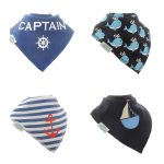 Nautical dribble bibs