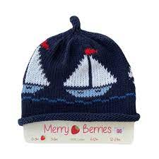 Navy Blue Boat Hat