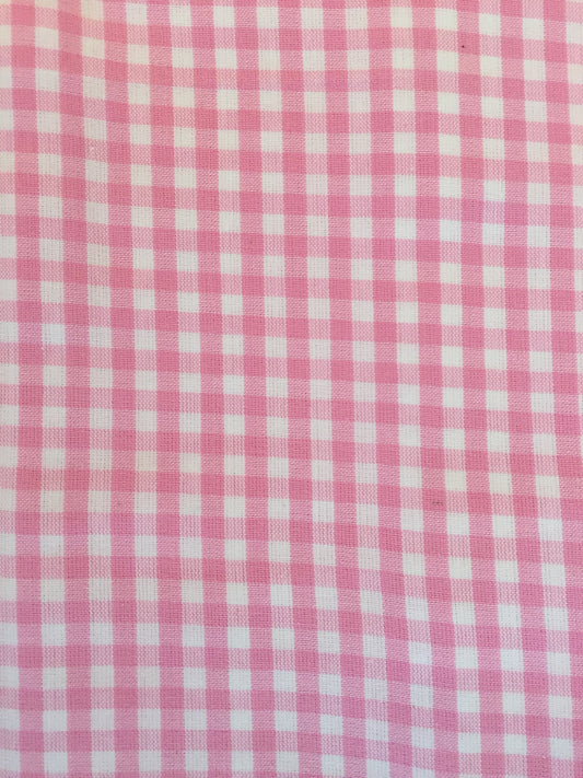 Duvet Cover - Pale Pink Check