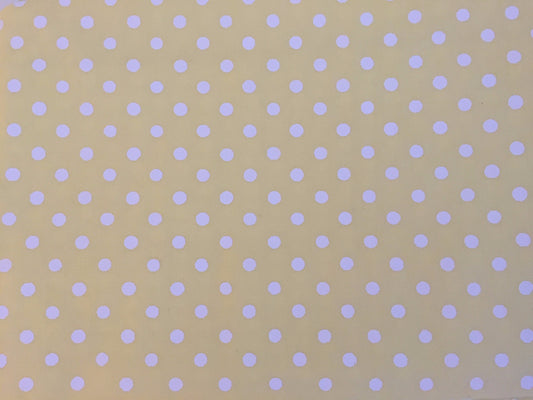 Pillowcase - Yellow with White Spot